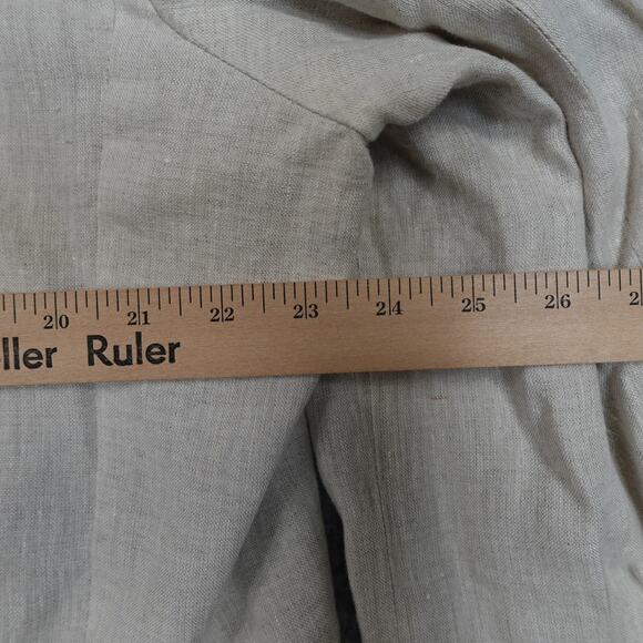 Club Room Luxury Mens Blazer Extra Large Linen 2 Button Sport Coat Jacket Beige - Picture 8 of 10